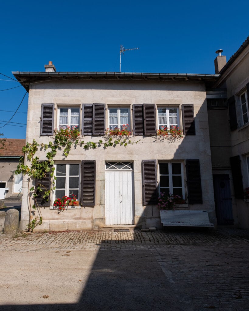 Gîte rural, la facade extérieure