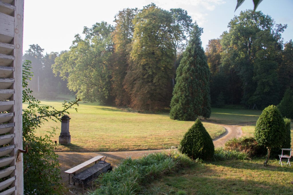 Vue depuis l'aile Ouest