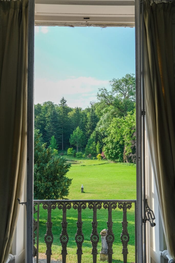 Chambre verte Château de Choloy